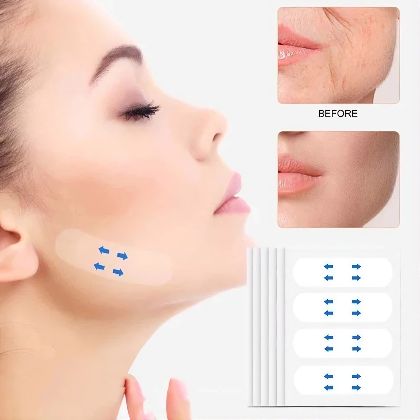 Invisible Face Lift Stickers