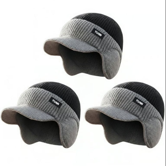 Luxury Mens Fleece Knitted Hat