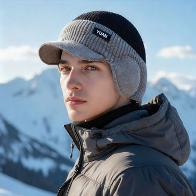 Luxury Mens Fleece Knitted Hat