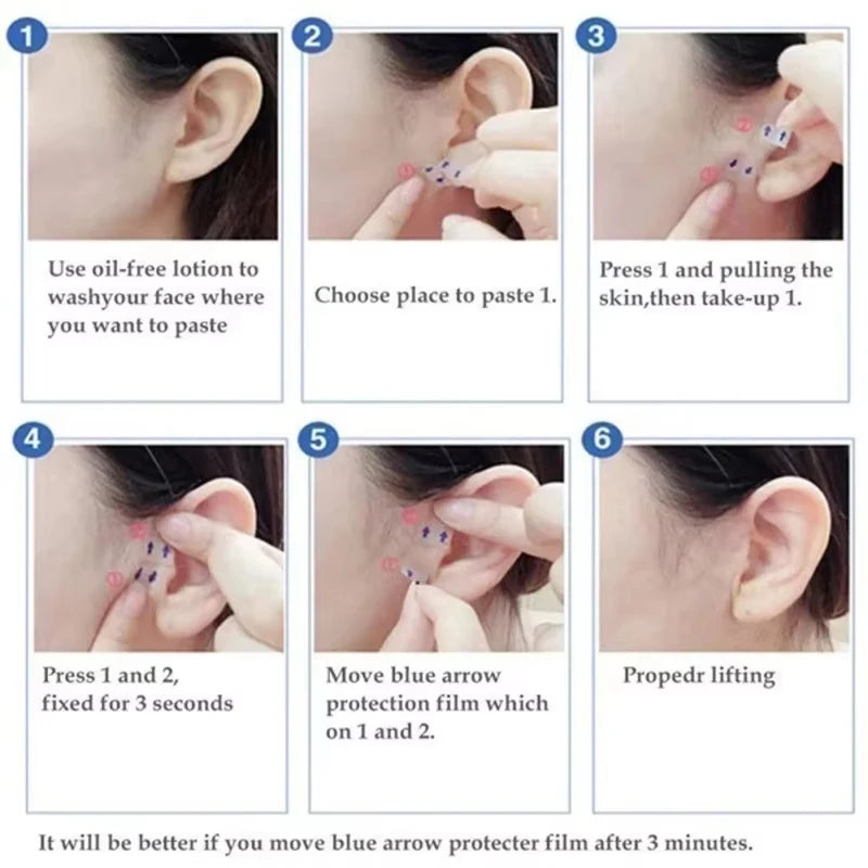 Invisible Face Lift Stickers