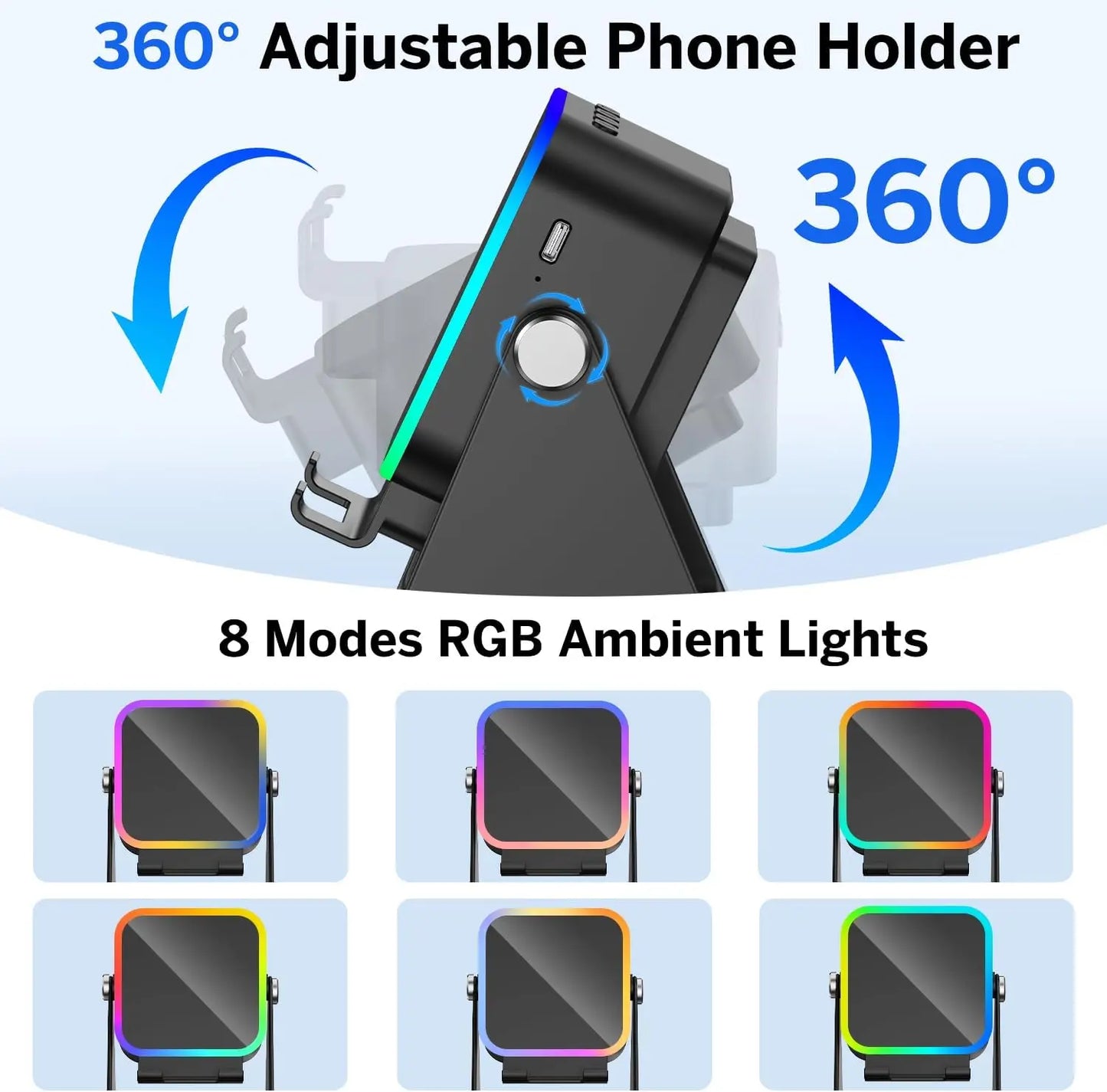 Ayubishop 5-in-1 Wireless Induction Speaker Bluetooth