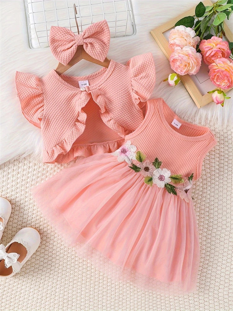 Luxury Baby Girls Dress Summer