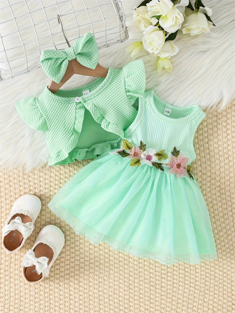 Luxury Baby Girls Dress Summer