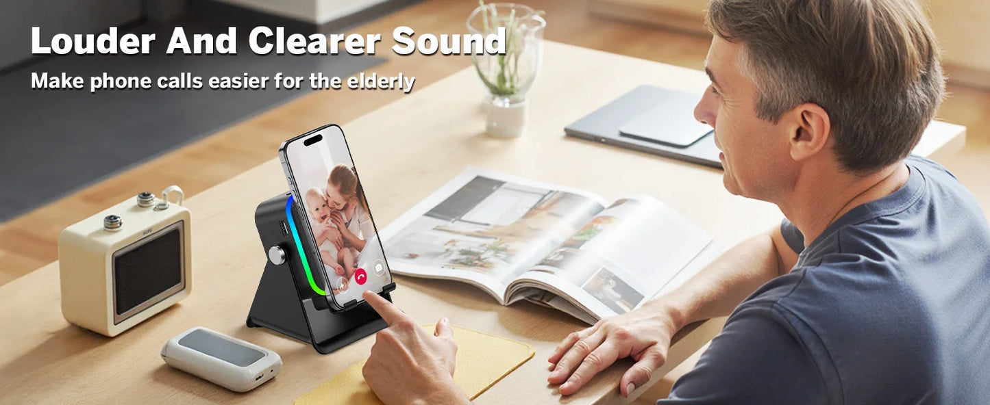 Ayubishop 5-in-1 Wireless Induction Speaker Bluetooth